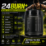 24burn+ Fórmula Fitness Sabor Limón para Energía, Enfoque y Apoyo Metabólico