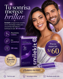 Smilekit Tiras Violetas: Blanqueamiento Dental en 30 Minutos
